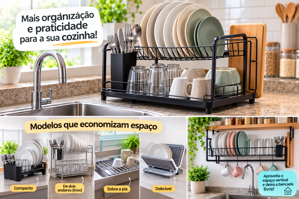 Escorredor de Louça que Economiza Espaço: Como Escolher