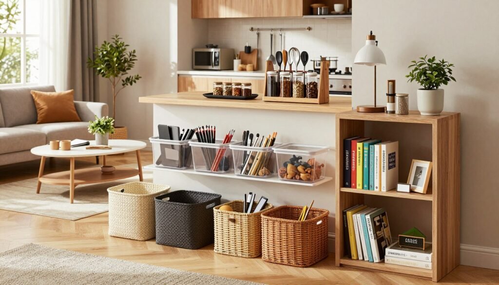 Produtos para organização da casa