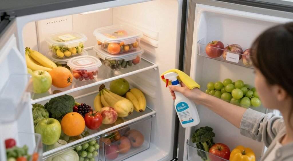 dicas para organizar geladeira compacta e limpeza