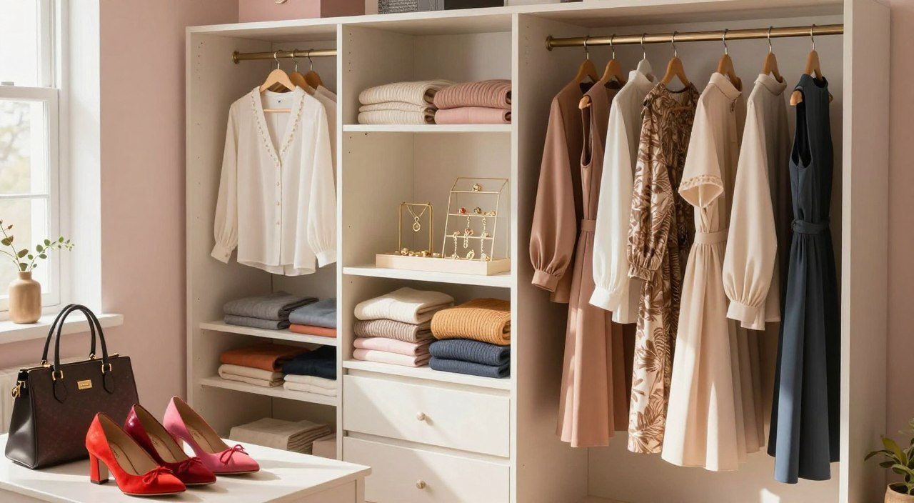 organizar guarda roupa feminino