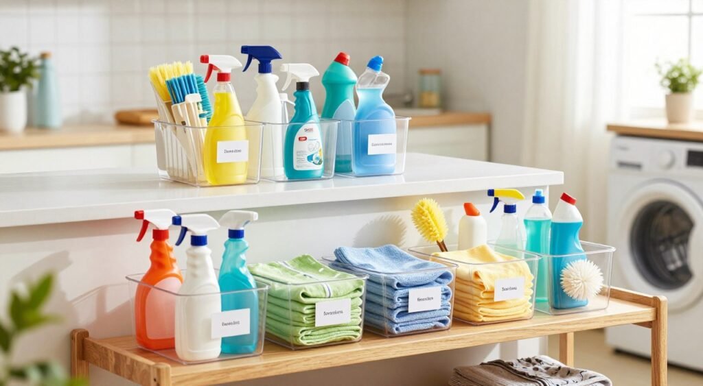 por que investir em organizador de produtos de limpeza