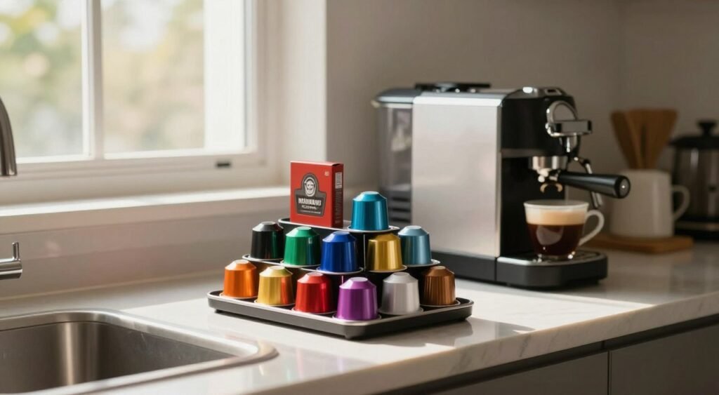 suporte para cápsulas de café