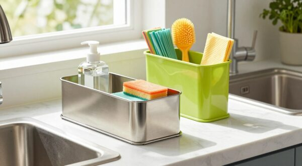Organizador de Pia: Plástico ou Inox — Qual o Melhor?